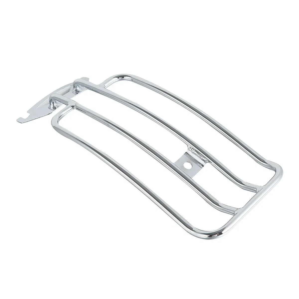 Chrome Solo Seat Luggage Rack for Harley Touring Road King (1998-2022)