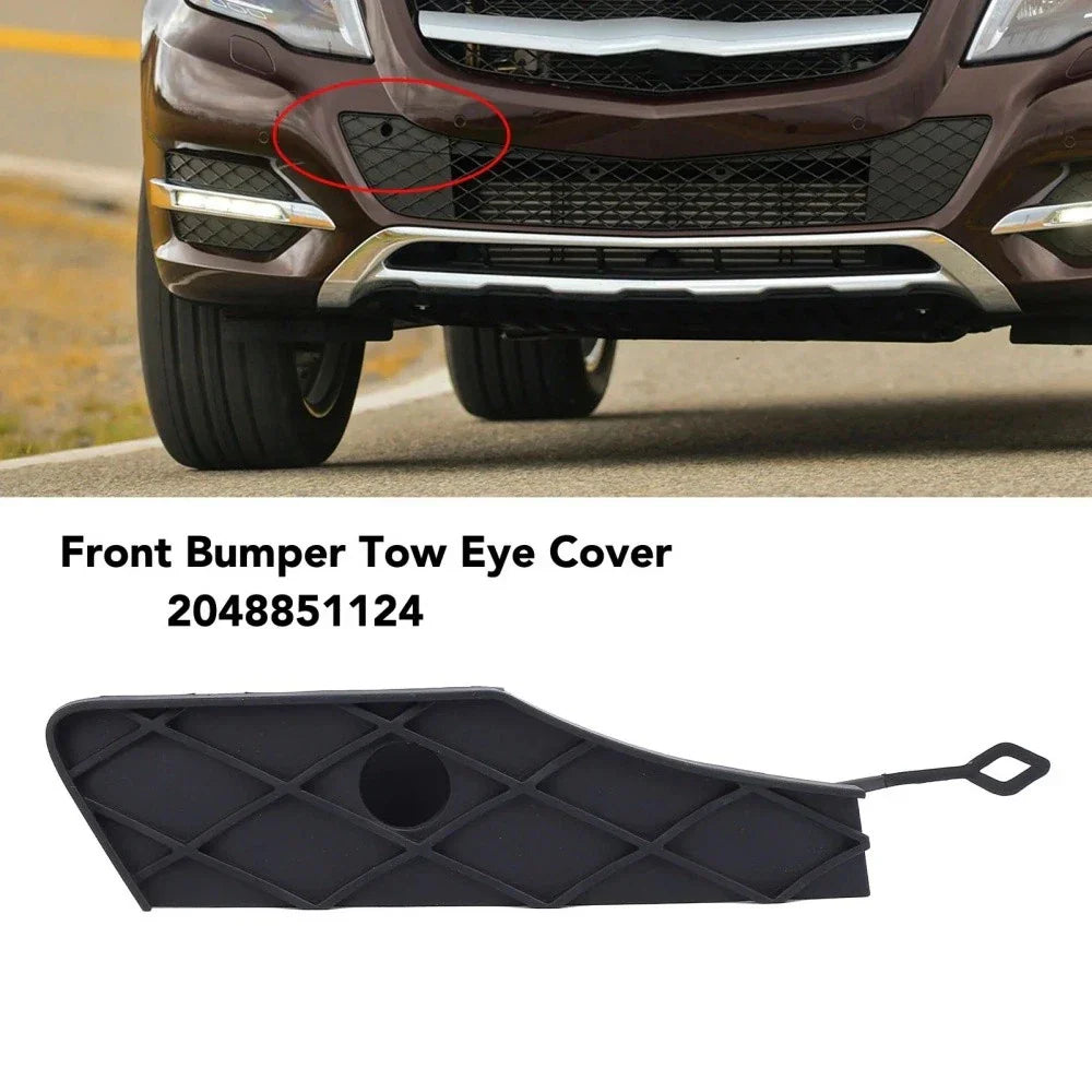 Front Bumper Tow Hook Cover for Mercedes-Benz GLK250 GLK350 (2013-2015)