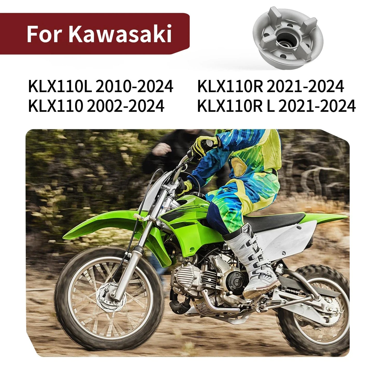 Rear Hub Coupling Assy for Kawasaki KLX110 (2002–2024)