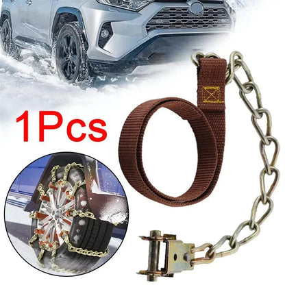 Winter Snow Chains for Universal Tire Wheels - Anti Skid