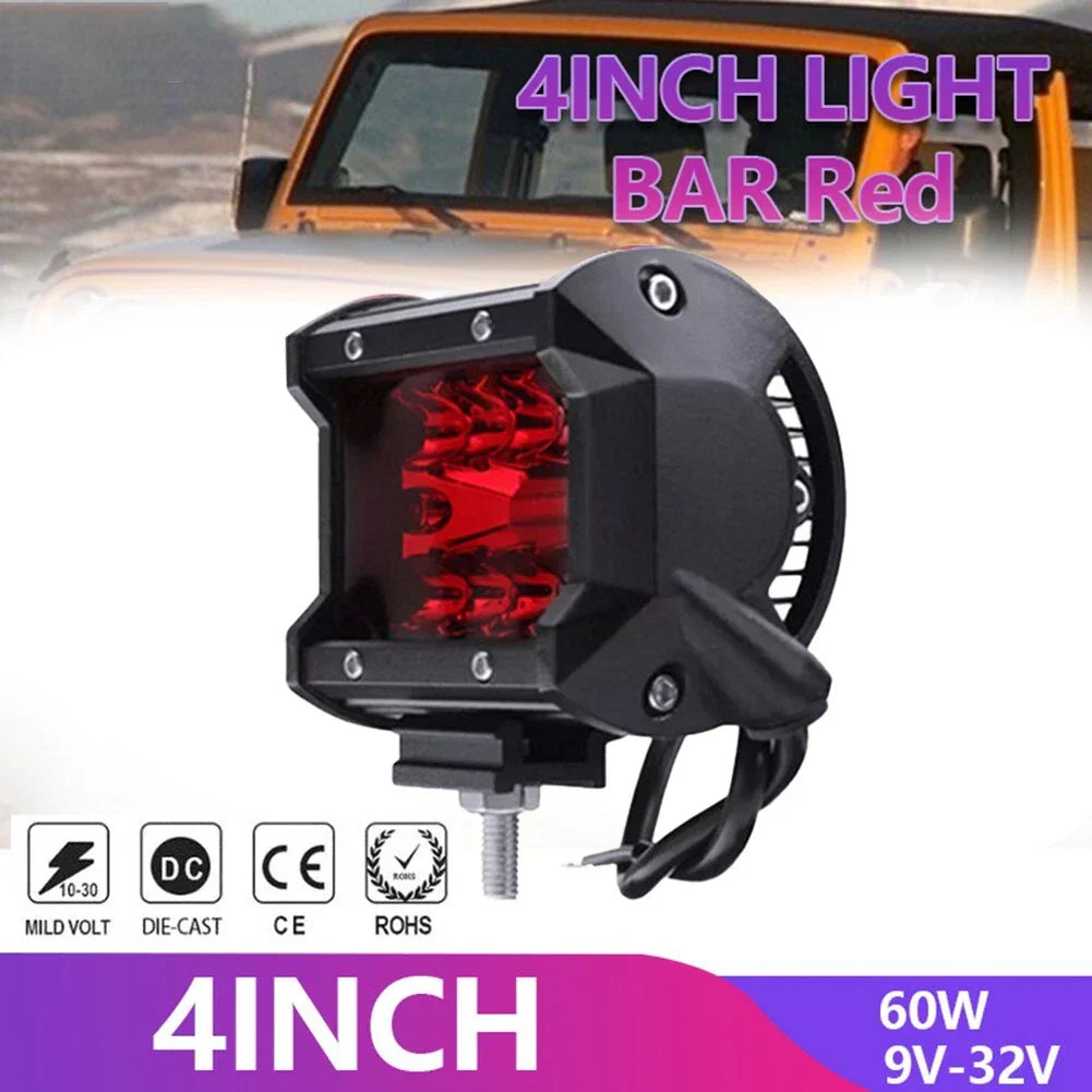 Work Light / 1pc / Dust Proof Car Red Light 20LED for Car