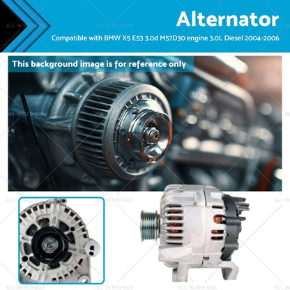 150A Alternator for BMW X5 E53 3.0d Diesel (2004-2006)