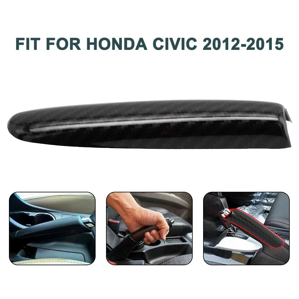 Carbon Fiber Manual Handle Hand-Brake Sleeve-Cover for Civic 9Th (2012–2015)