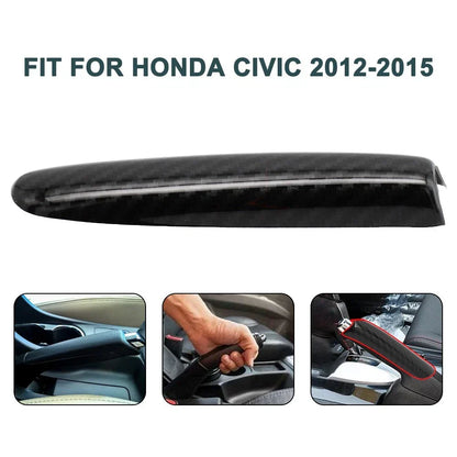 Carbon Fiber Manual Handle Hand-Brake Sleeve-Cover for Civic 9Th (2012–2015)