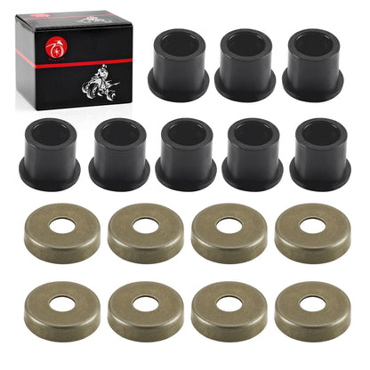 8x Front A Arm Bushing & Cap Kit for Polaris Outlaw 50 90 110 (2007–2021)