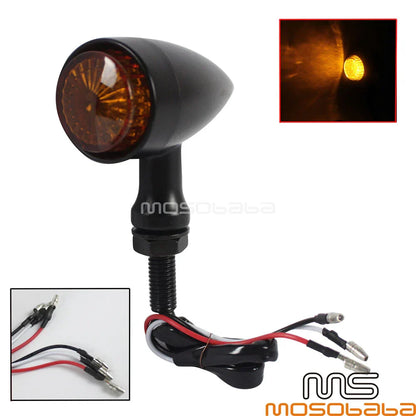 LED Amber Turn Signal Light for Harley Suzuki Universal