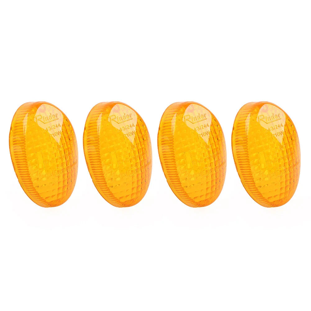 4 x Motorcycle Turn Signal Light Lens for KAWASAKI EX250R NINJA 250R (2008-2012)