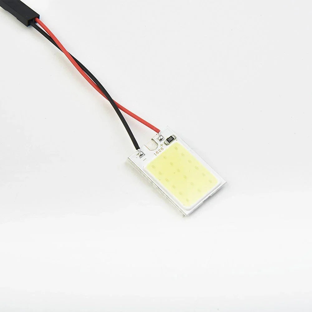 LED Panel Lights White COB 18LED Car Interior Dome Festoon for Car