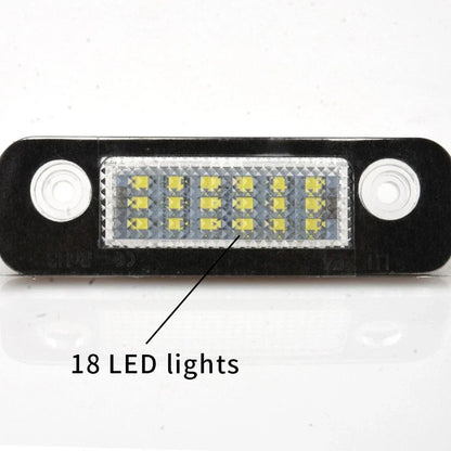 License Plate Lights for Ford Fiesta MK5, Fusion, Mondeo (2002-2012)