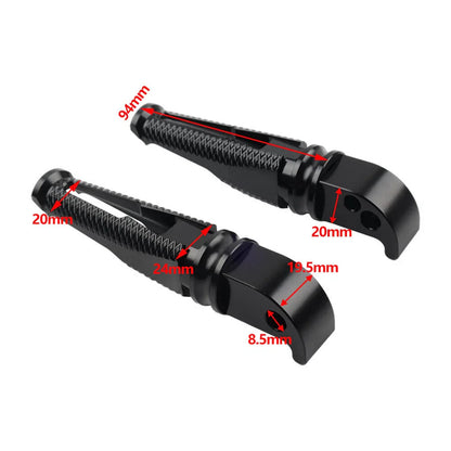 Rear Foot Pegs  Black for Yamaha R3 R15 R25 MT-03 MT-07 MT-09 XSR700
