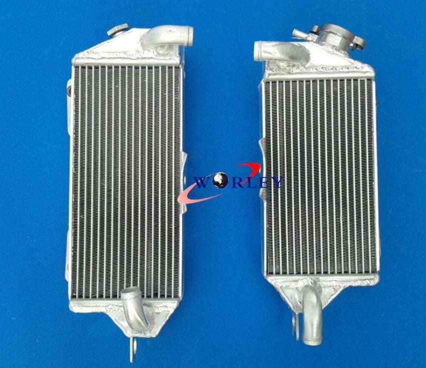 Aluminum Radiator + Hoses for Kawasaki KX500 (1988-2004)