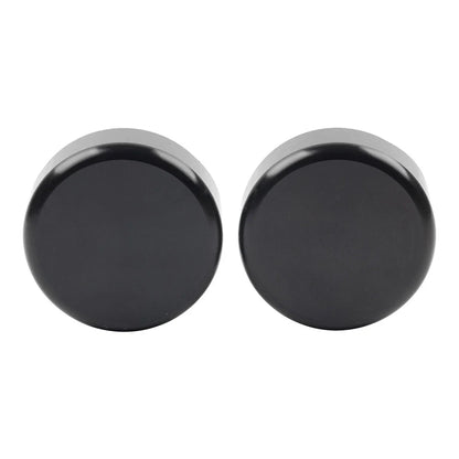 Black CNC Upper Fork Caps for Harley Softail Breakout FXBR FXBRS (2018-2023)