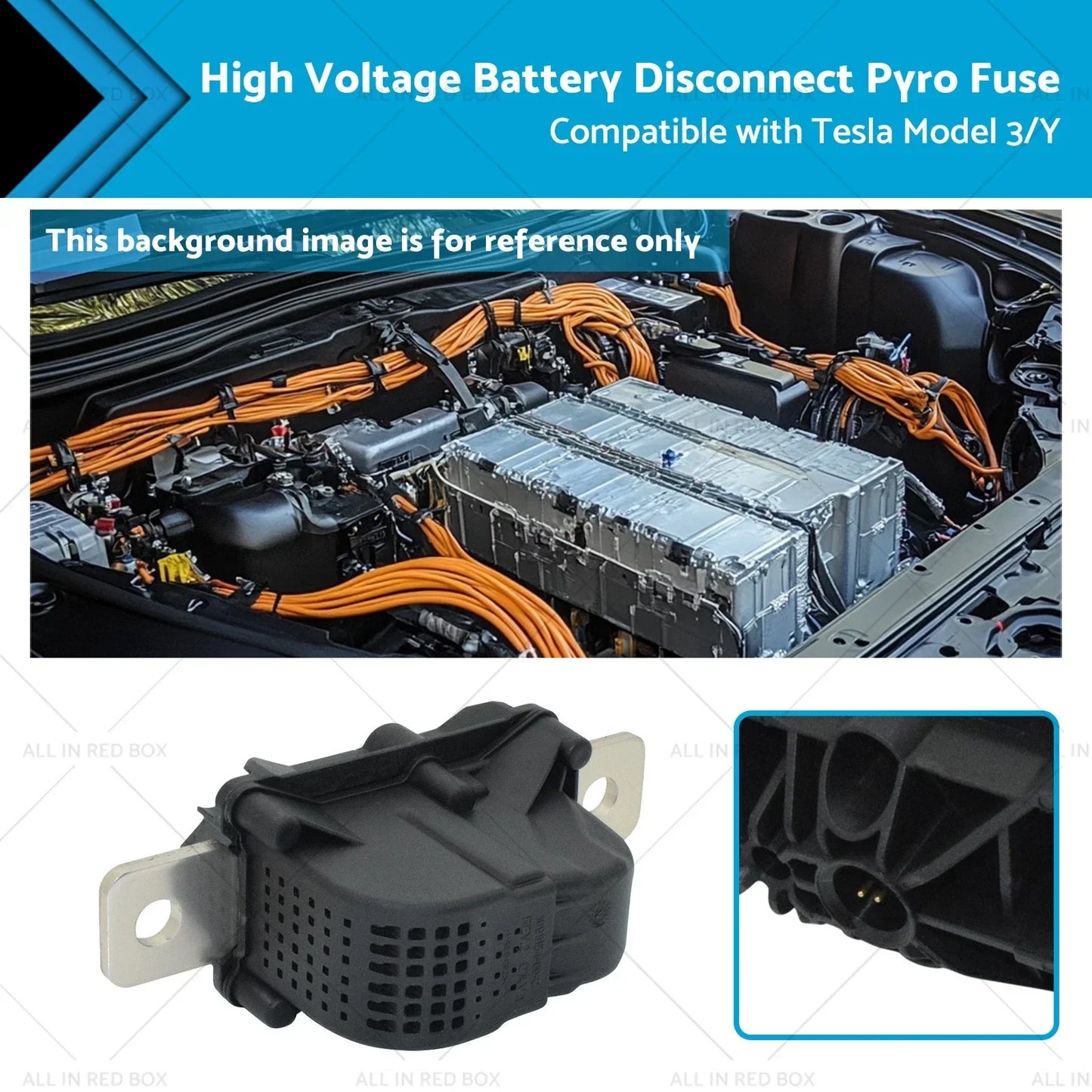 High Voltage Battery Disconnect Pyro Fuse for Tesla Model 3 (2017-2023)