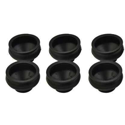 6pcs HQ Rubber Tie Rod End-Ball Joint Dust Boots Dust Cover Boot Gaiters Black