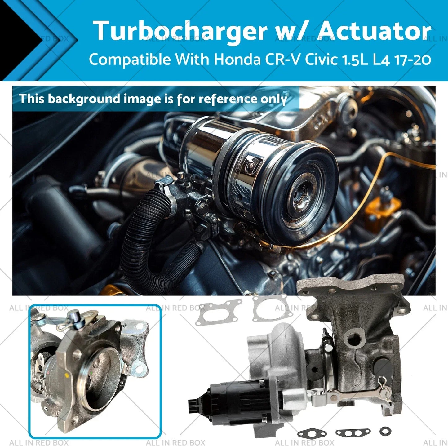 Turbocharger w/ Actuator for Honda CR-V Civic 1.5L L4 (2017-2020)