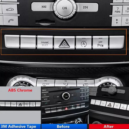 7 x Switch Cover Trim for Benz A Class W176, B Class W246, C117 (2012-2019)