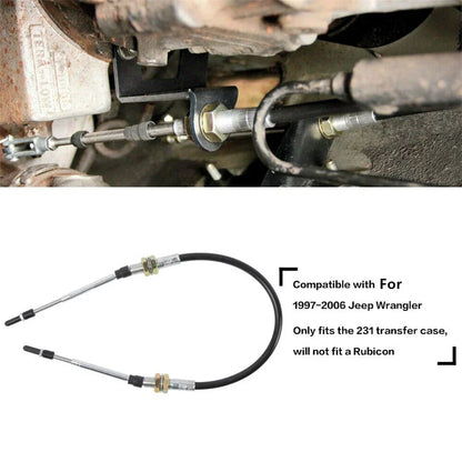 Transfer Case Cable Shift Linkage Upgrade for Wrangler TJ (1997-2006)