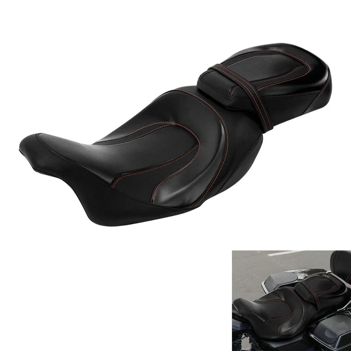 Driver & Passenger Seat for Harley Road Street Glide CVO 2009-2023