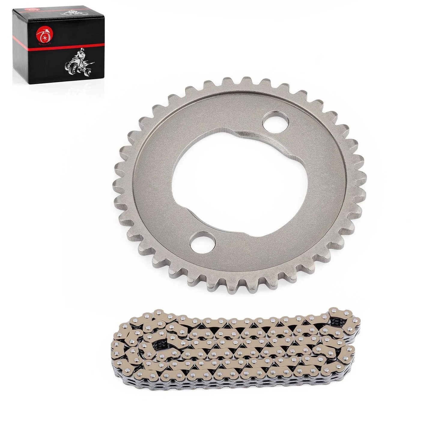 2x Cam Timing Chain 110L Camshaft Sprocket 38T Honda FourTrax 300 (1988-2000)