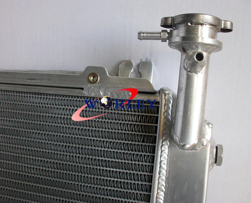 3 Row Aluminum Radiator + 2 Fans for Nissan Patrol Y60 4.2L (87-97)