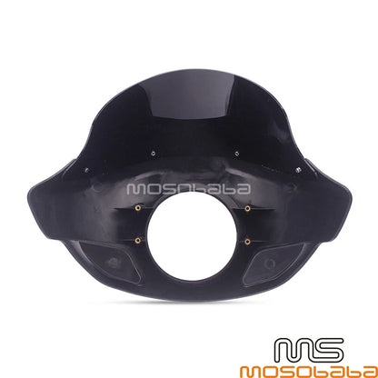 Aggressive Cruiser Style Headlight Fairing Windshield for Harley (35-49mm)
