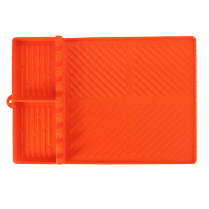 Silicone Griddle Drying Mat for Kitchen Cooking Countertop - Orange