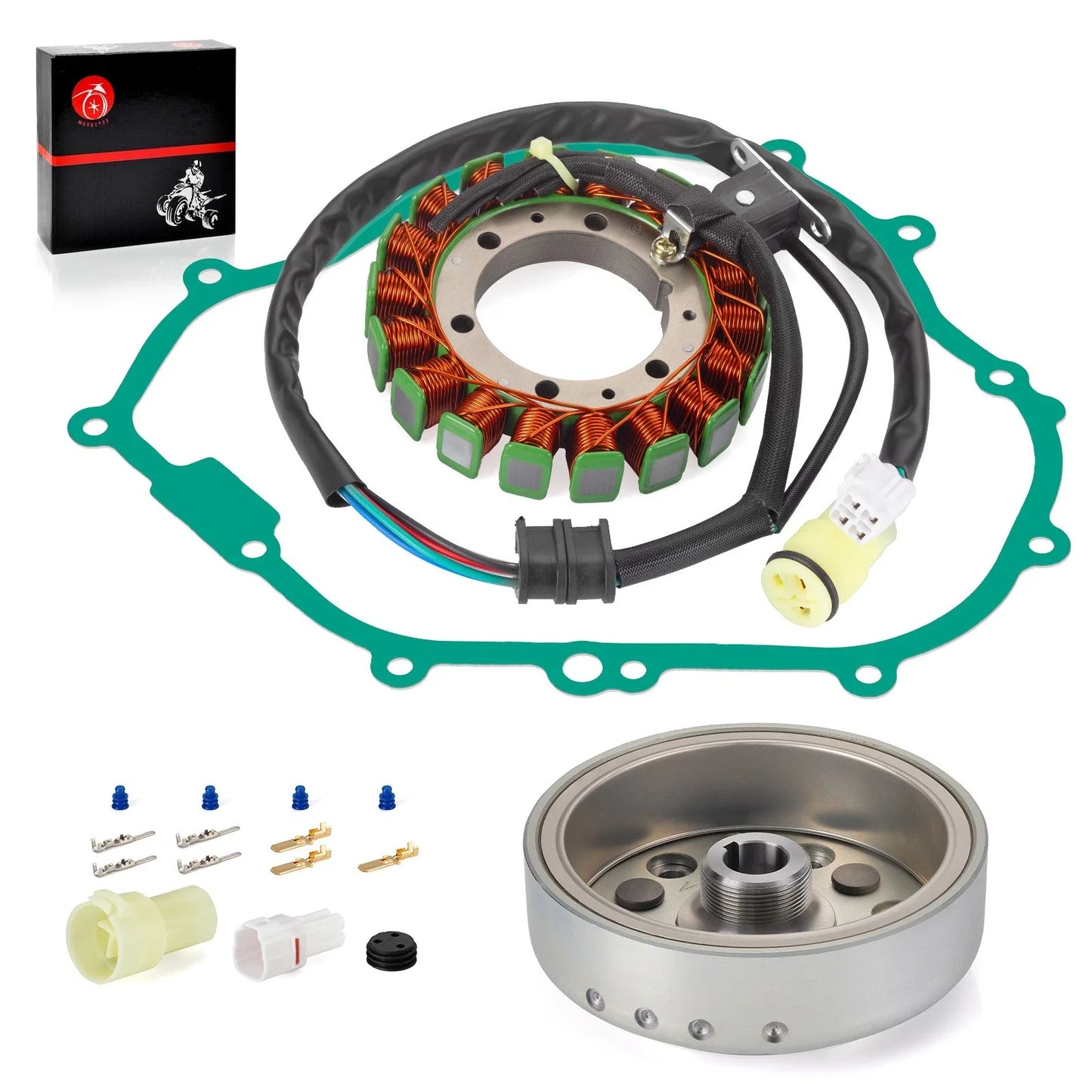 Stator & Flywheel & Gasket for Yamaha Grizzly 350 YFM350 4x4 (2007–2014)