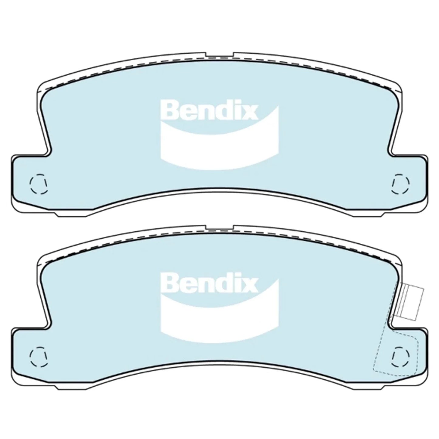 GCT Rear Disc Brake Pad Set for Toyota Celica ST185R ST204R (1990–1999)