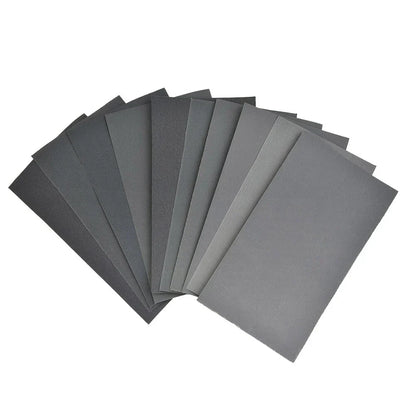 400/600/800/1000/1200/1500/2000/2500/3000 Grit Sandpaper Wet/Dry 15 Pieces
