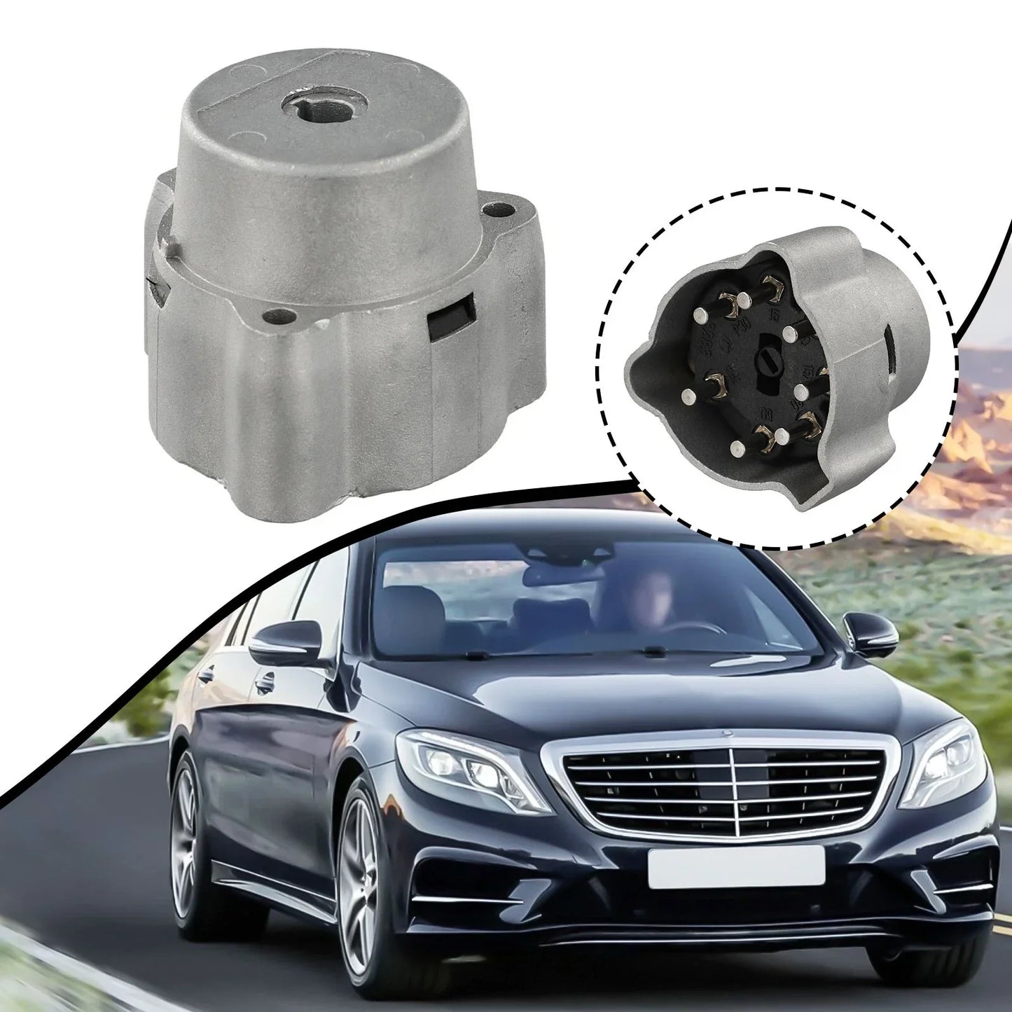 Heavy Duty Ignition Starter Switch for Mercedes W201–R107 (1971–1993)