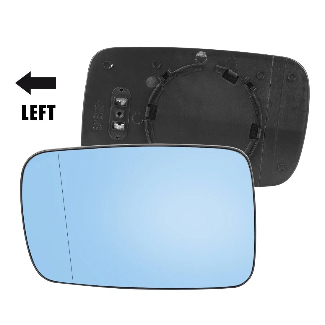 Mirror Glass Heated with Backing Plate LH Left Side for BMW 325Ci 760Li