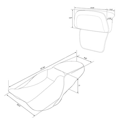 Seat Backrest for Harley Touring Electra Glide FLHT (2014-2023)