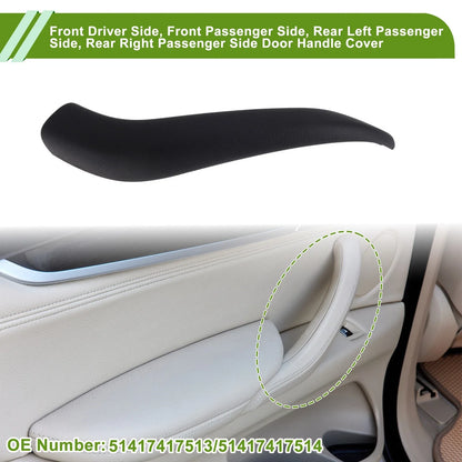 Door Panel Handle Pull Trim Cover for BMW X1 F48 Black (2016 - 2022)
