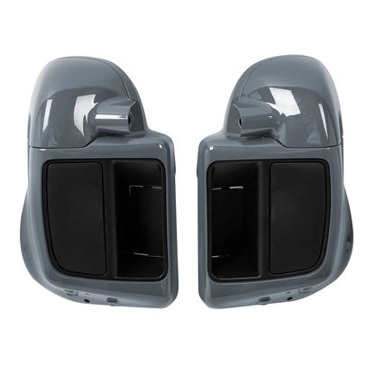 Vented Fairings & Crash Bar for Harley Touring 2014-2024 Gunship Gray