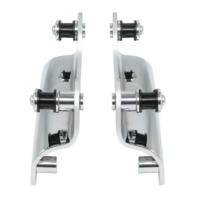 Chrome 4 Point Docking Kit w Covers for Harley Street Glide (2009 - 2013)
