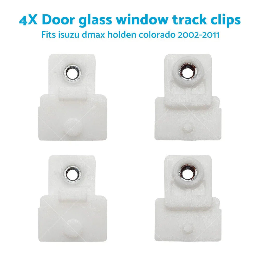 Door Window Glass Track Clips for Isuzu D-Max Holden Colorado Rodeo (02-19)