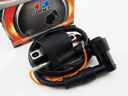 FORSETI Ignition Coil Spark Plug Cap Assembly for YAMAHA YZ125 (1990-1993)