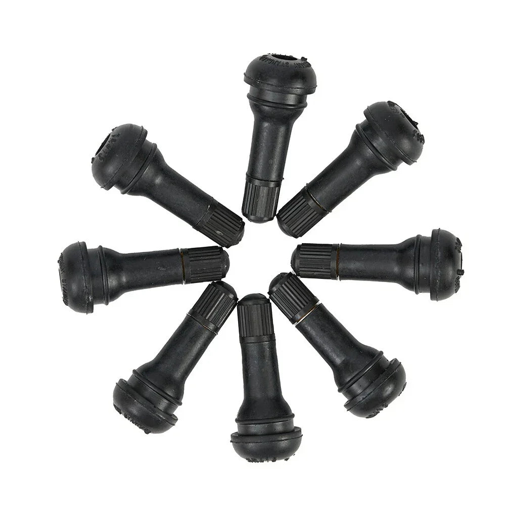 Snap-In Rubber Valve Tool Set 10 Pack for Tubeless Tyres