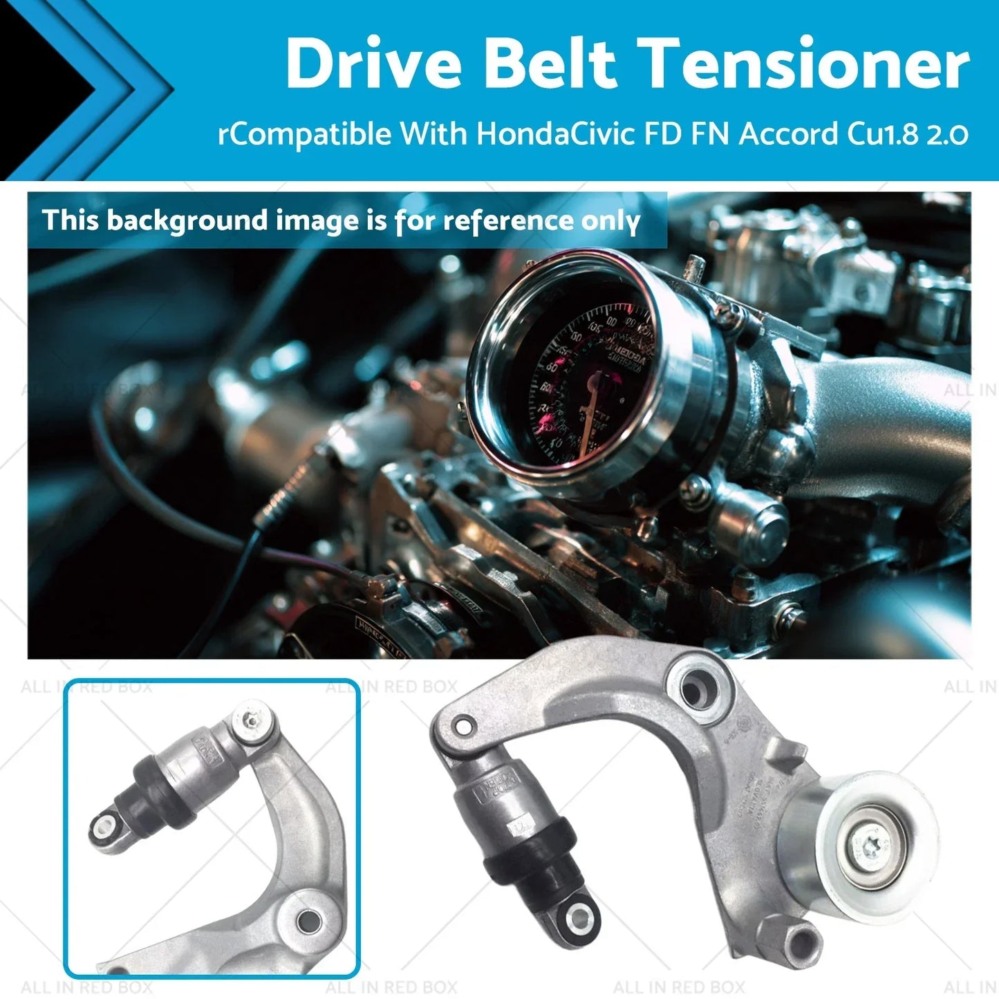 Drive Belt Tensioner Assembly for Honda Civic FD FA CR-V RM 1.8L 2.0L (2006-2011)
