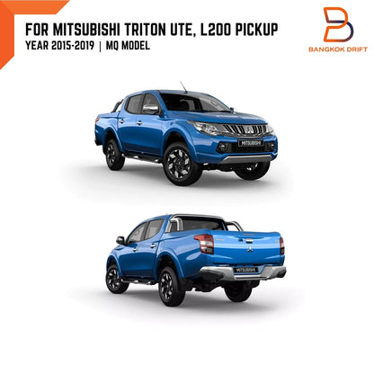 E4 Fog Lamp Spot Light for Mitsubishi Triton L200 MQ 2015-2018 Chrome Cover