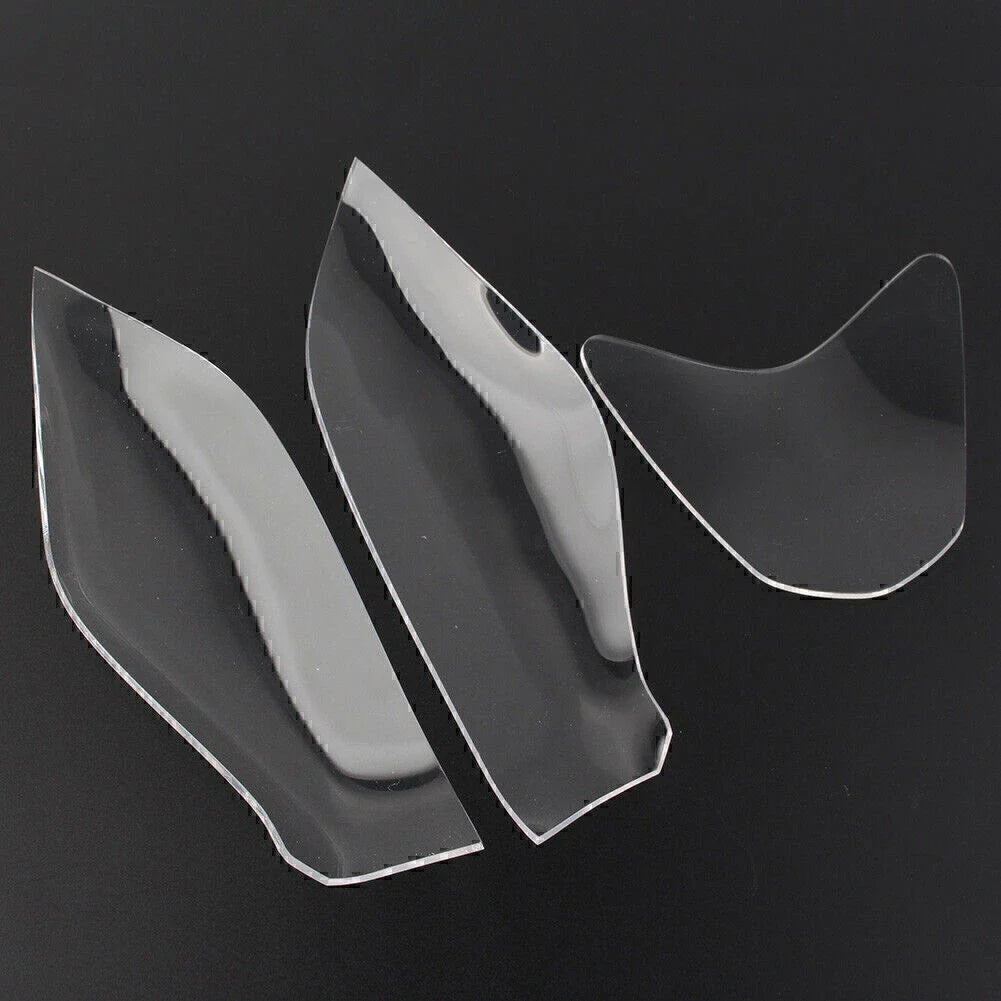 3 x Front Headlight Guard Lens Covers for Aprilia RSV4 (2011-2014)
