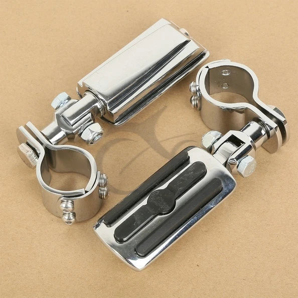 22mm 25mm 32mm 35mm Adjustable Chrome Footpeg Clamps for Harley Sportster XL