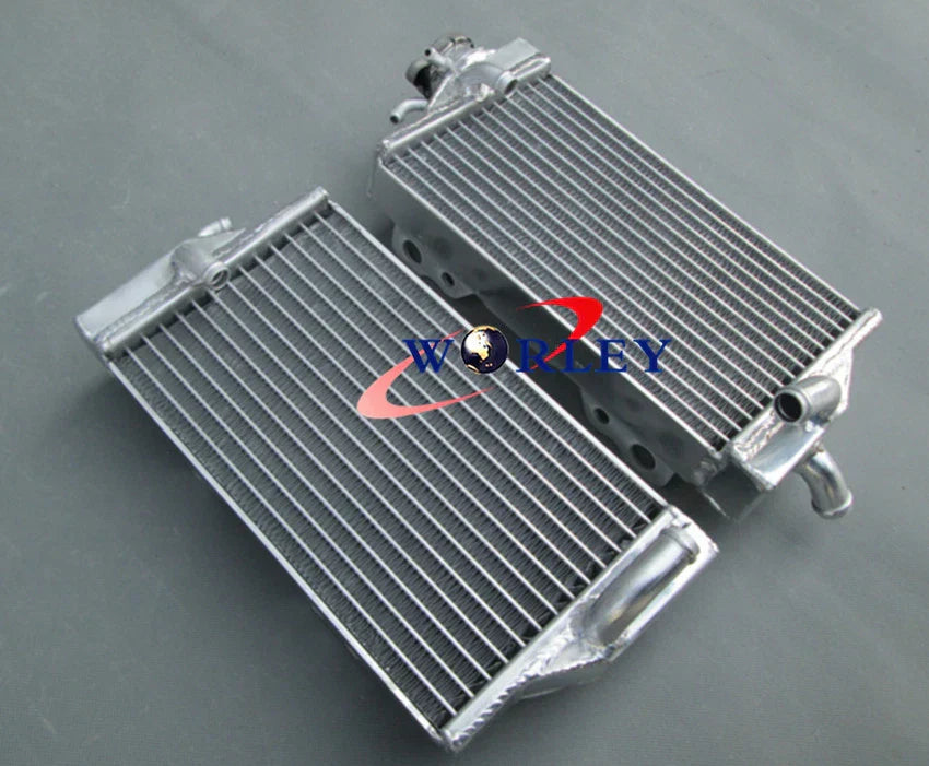 Aluminum Radiator + Red Hose for Honda CR125 CR125R (2002-2003)