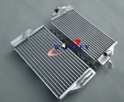 Aluminum Radiator + Red Hose for Honda CR125 CR125R (2002-2003)