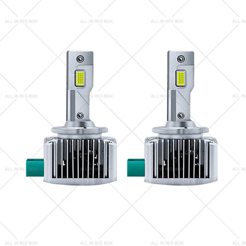 Pair of 6000K D1S LED Headlight Bulbs for Car Conversion (90W)