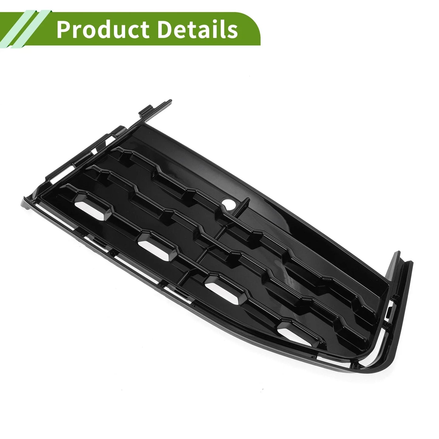 1 Pc Front Right Fog Light Grill for BMW 7 Series (2015-2020) Black