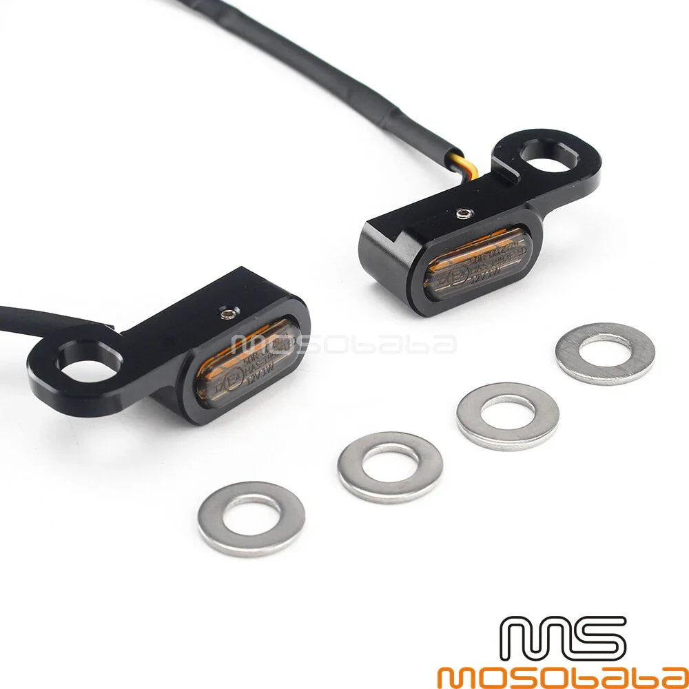 Mini LED Turn Signal Lamp Amber for Harley Softail (2017)