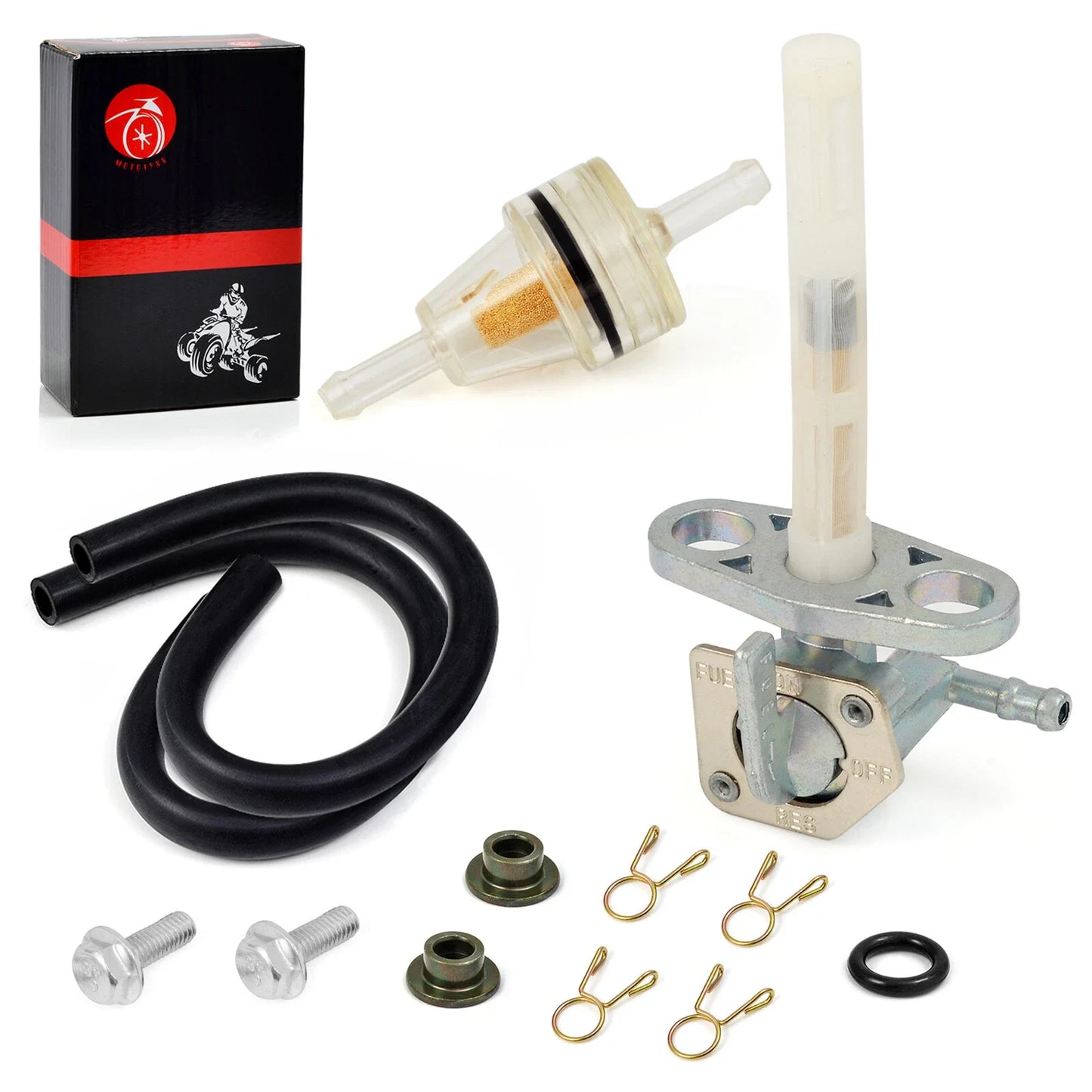 Air Filter Holder Kit + Fuel Valve Petcock for Honda XR80R XR100R CRF80F CRF100F