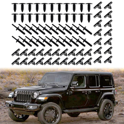 78Pcs Hardware Clip Pro for Jeep Wrangler JK (2007–2017)