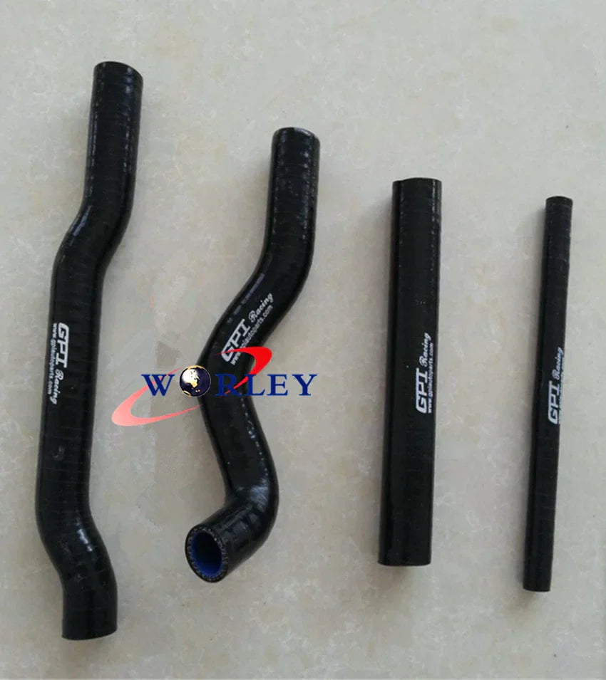 Silicone Radiator Coolant Hose for KTM 125/150 SX (2016-2017) - Black